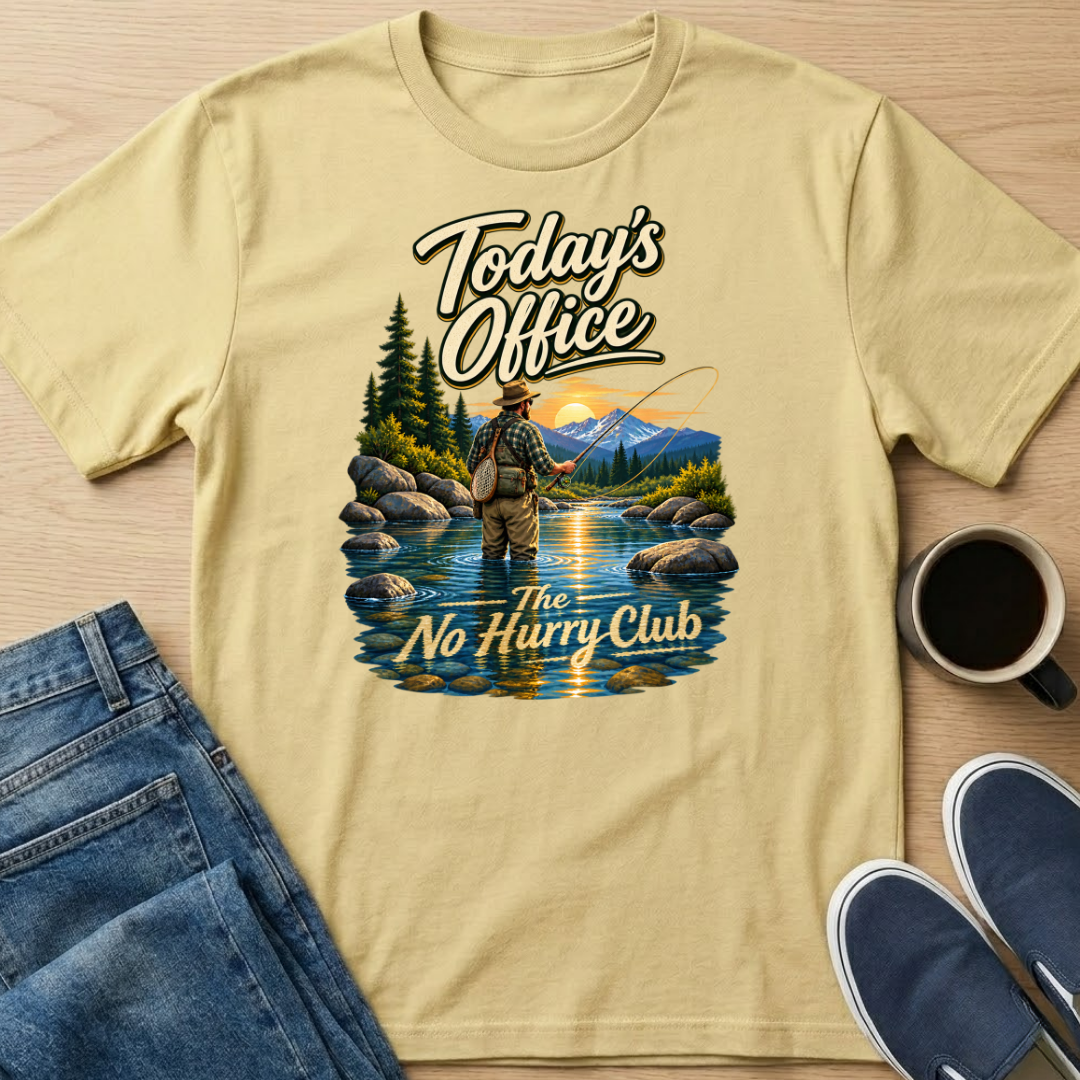 Today's Office Fisherman T-Shirt