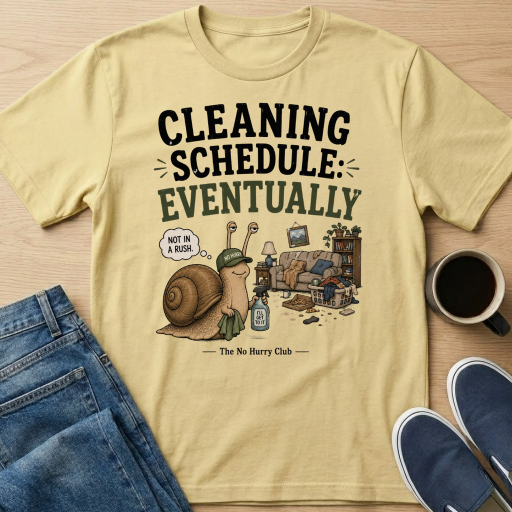 Cleaning Schedule T-Shirt