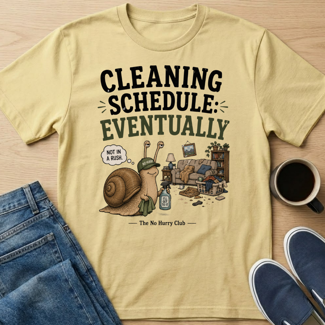 Cleaning Schedule T-Shirt
