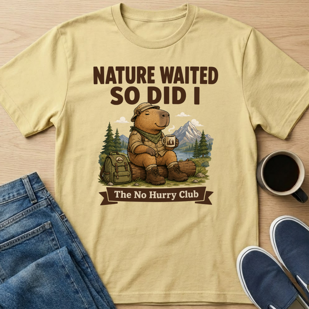 Nature Waited And So Did I T-Shirt