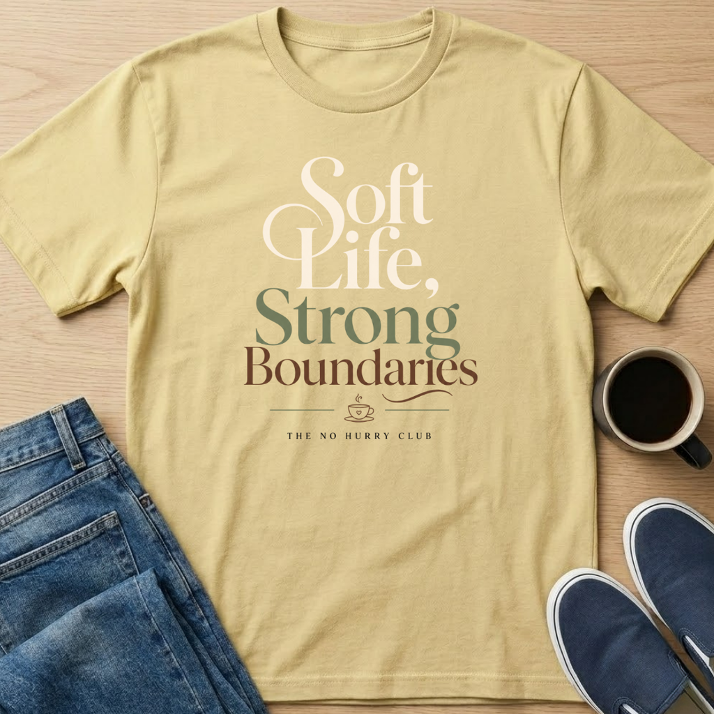 Soft Life Text T-Shirt