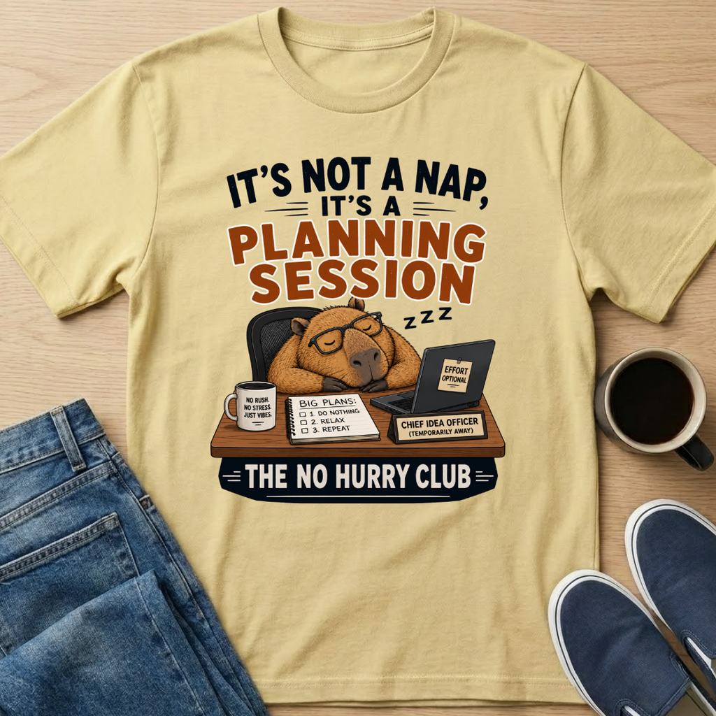 It's Not A Nap Capybara T-Shirt