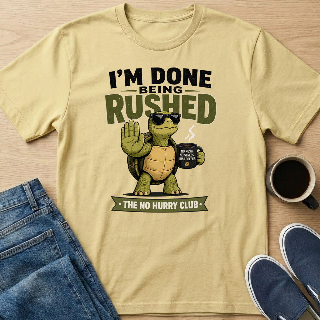 I'm Done Being Rushed T-Shirt
