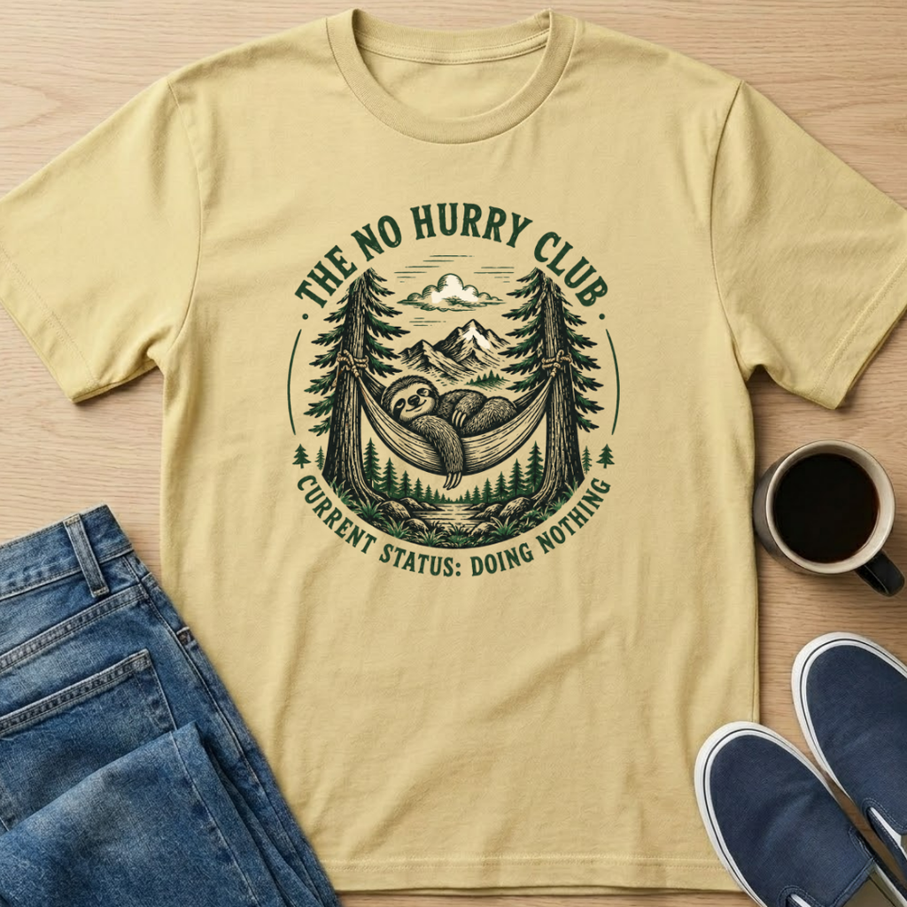 Doing Nothing Sloth T-Shirt