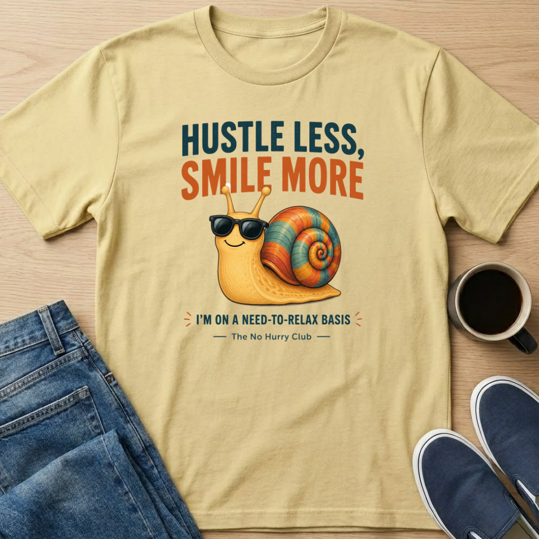 Hustle Less Snail T-Shirt