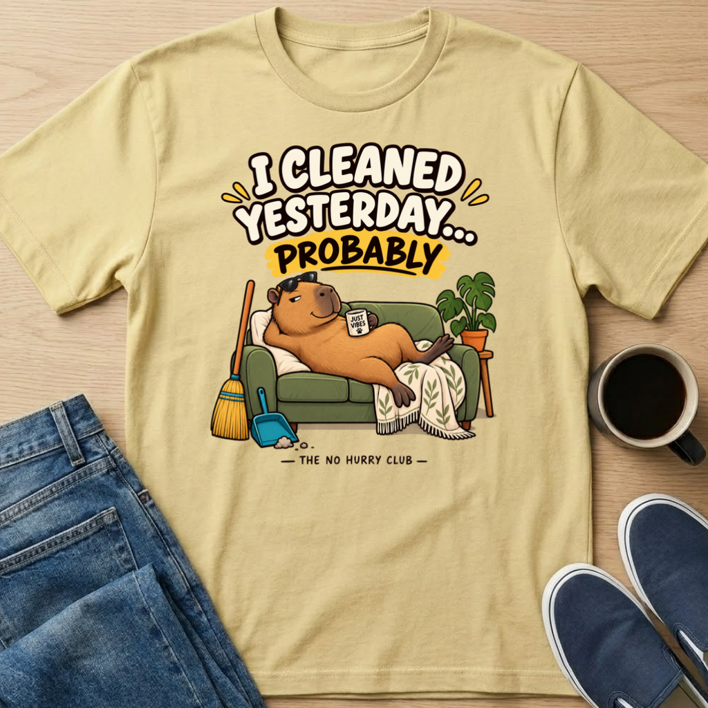 I Cleaned Yesterday T-Shirt
