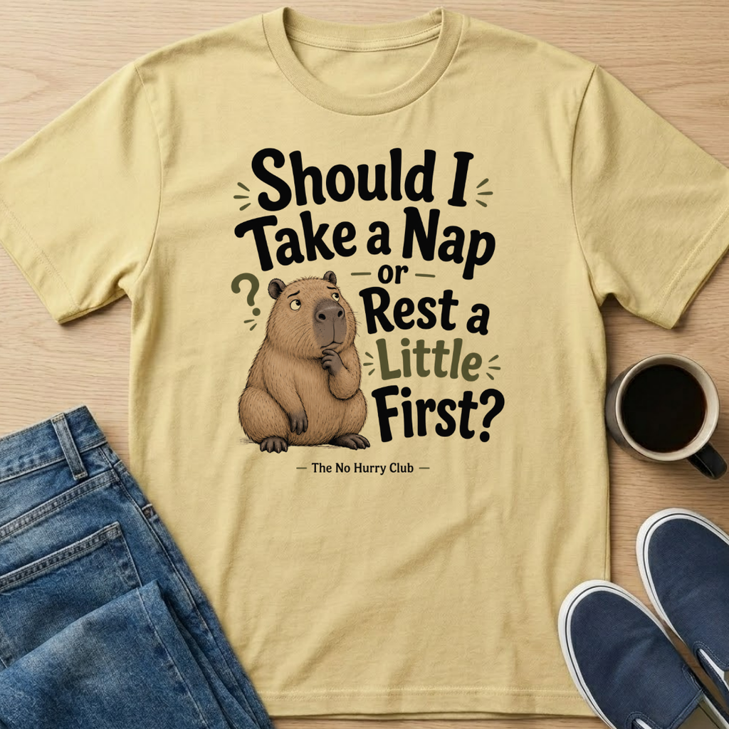 Rest a Little Capybara T-Shirt