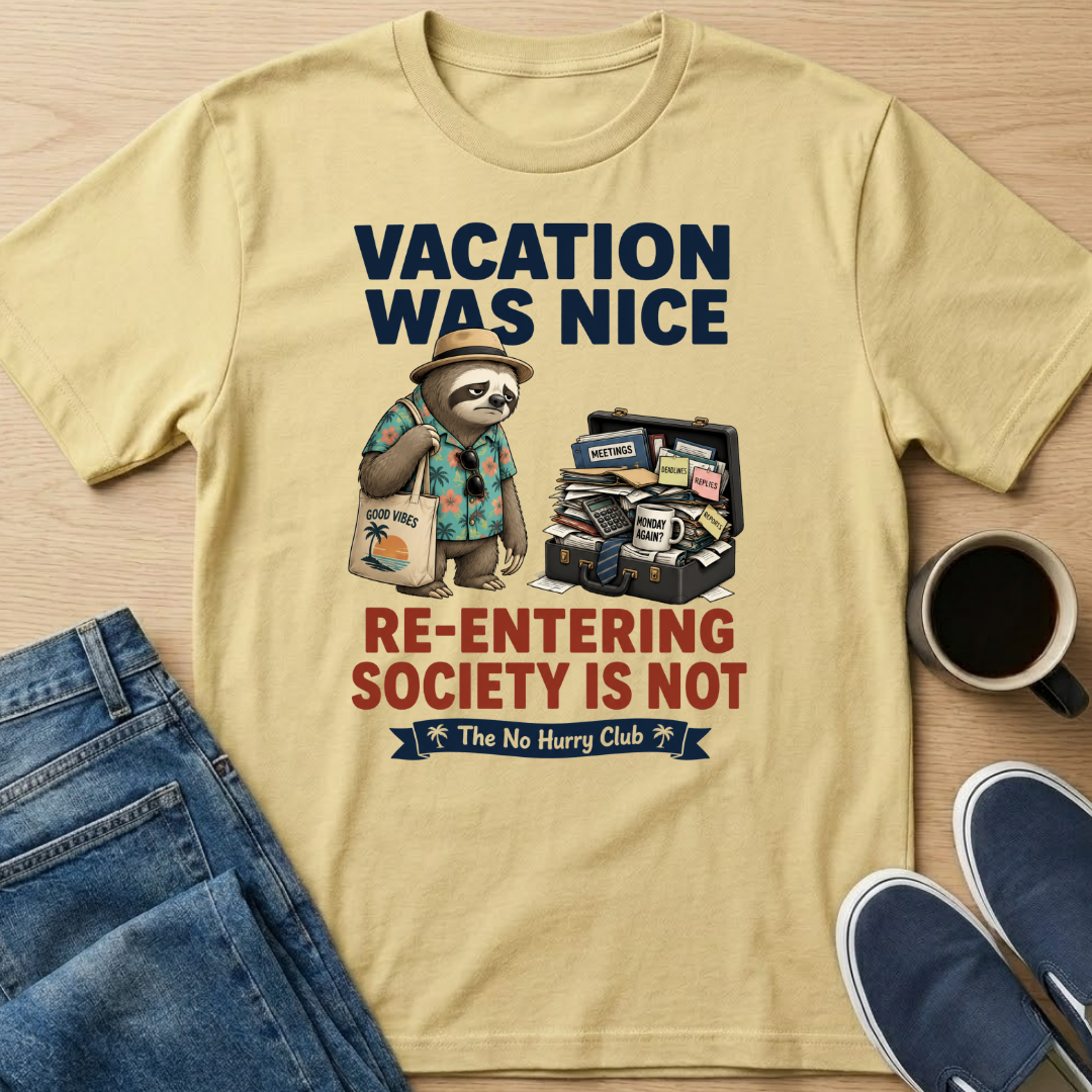 Vacation Was Nice T-Shirt