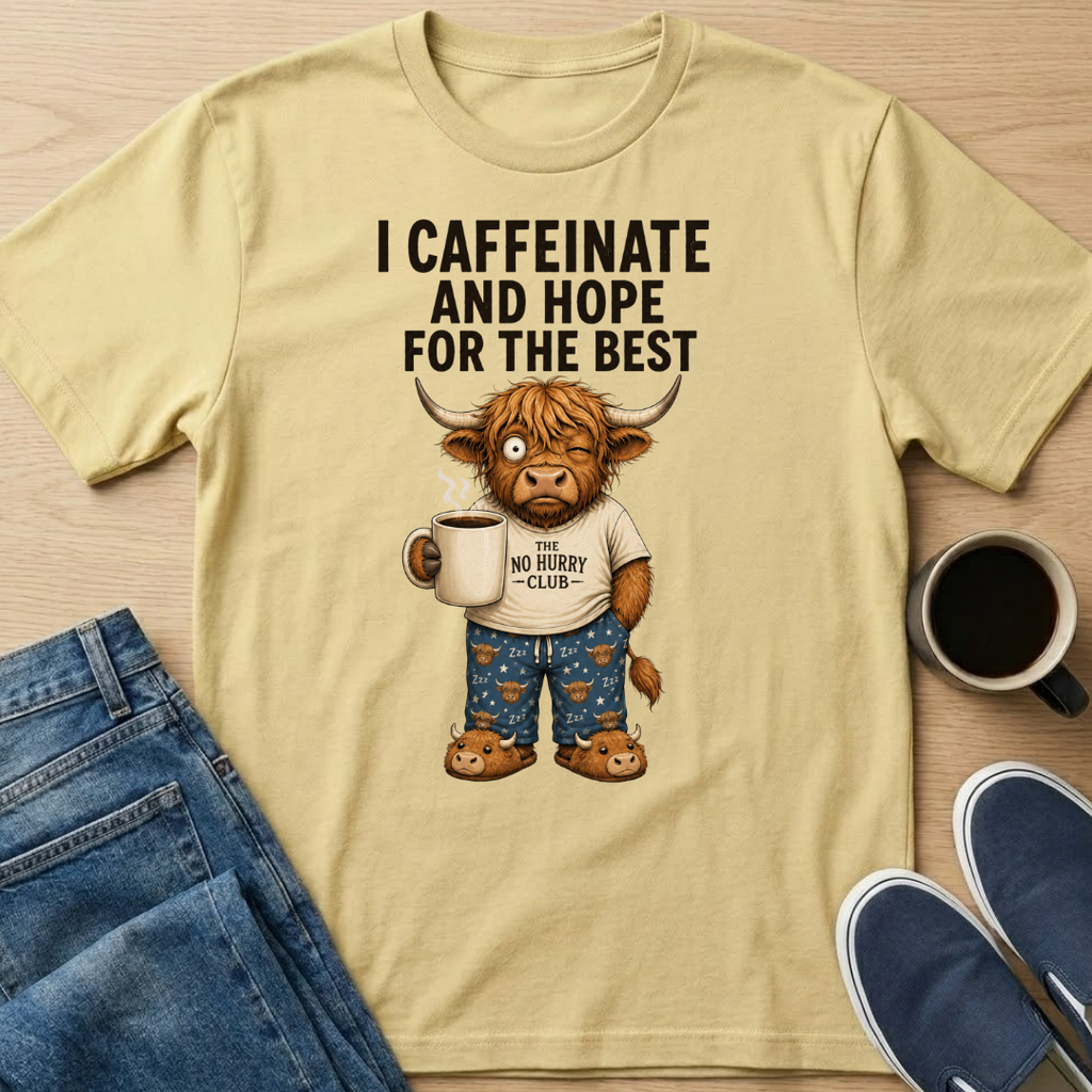 I Caffeinate Bull T-Shirt