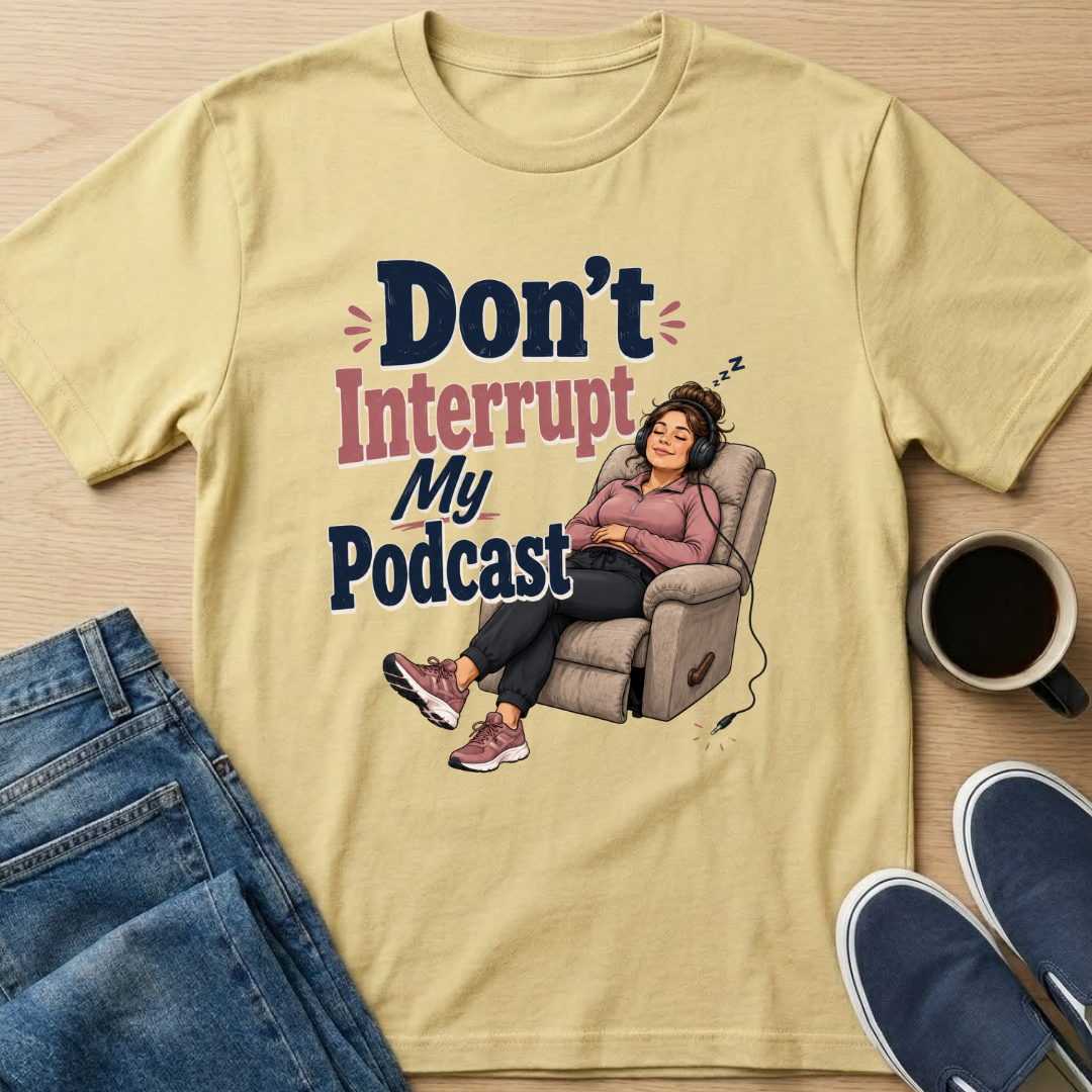Podcast Woman T-Shirt