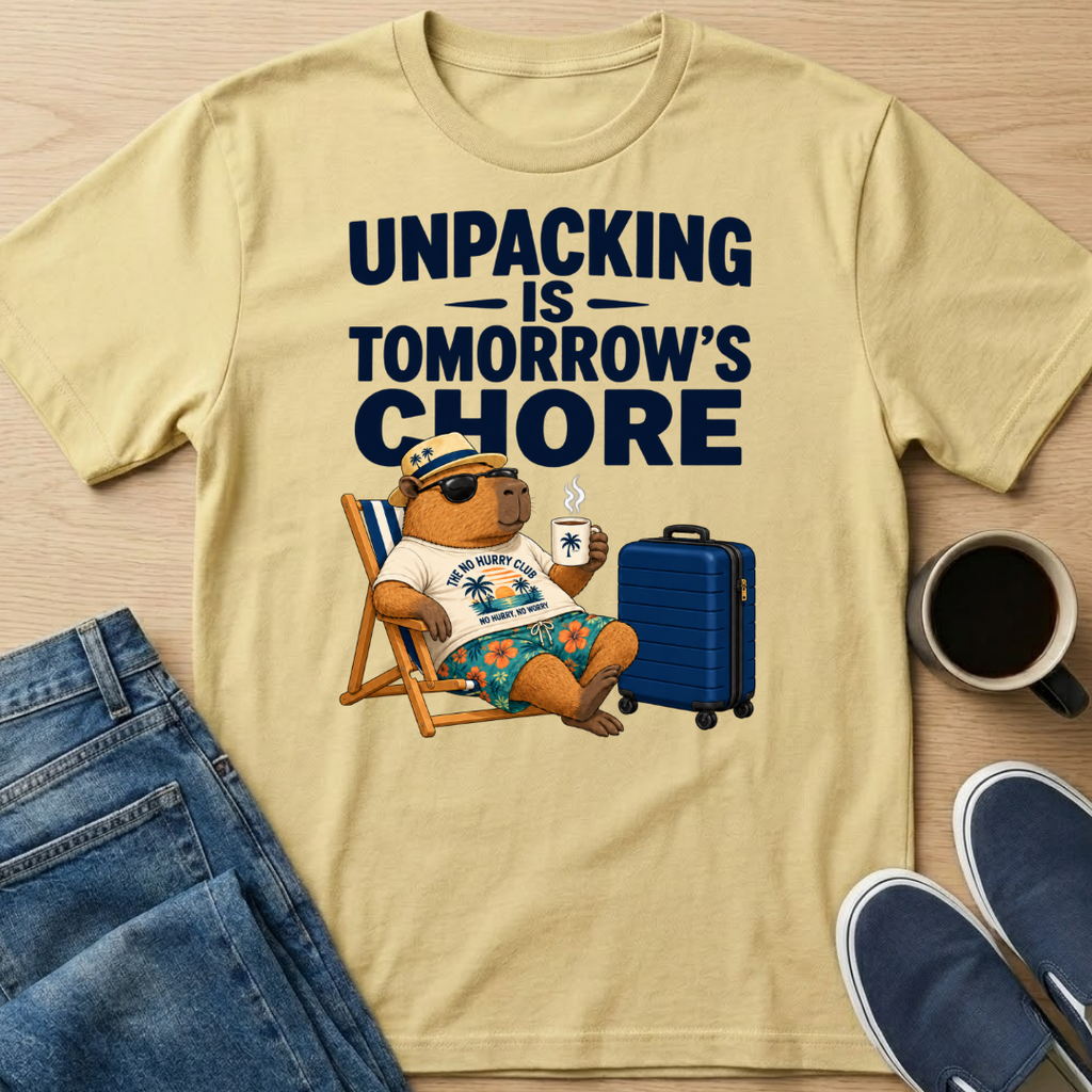 Unpacking Is Tomorrow's Chore T-Shirt