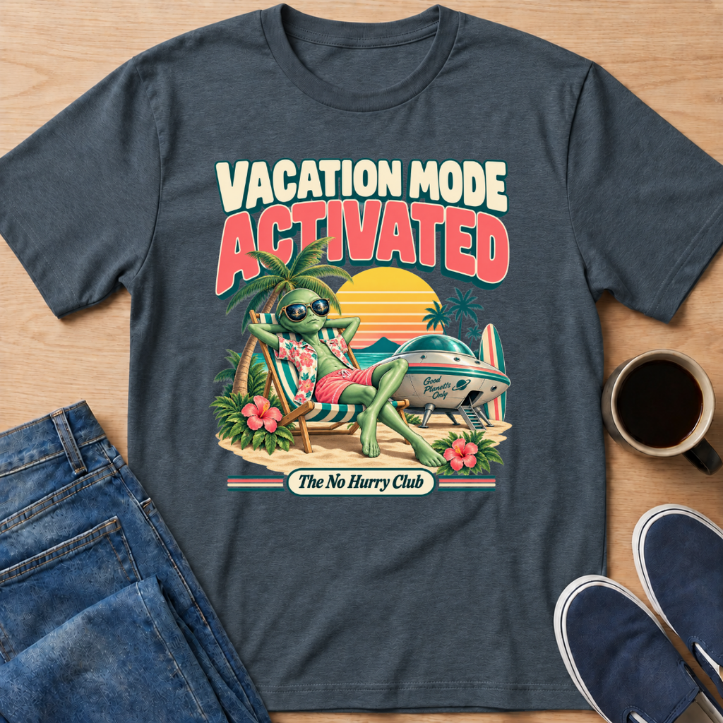Vacation Mode Alien T-Shirt