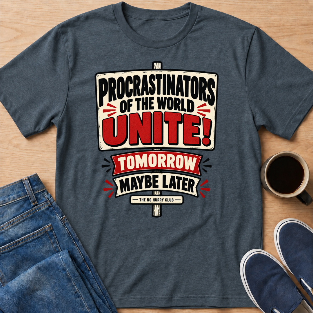 Procrastinators Unite T-Shirt