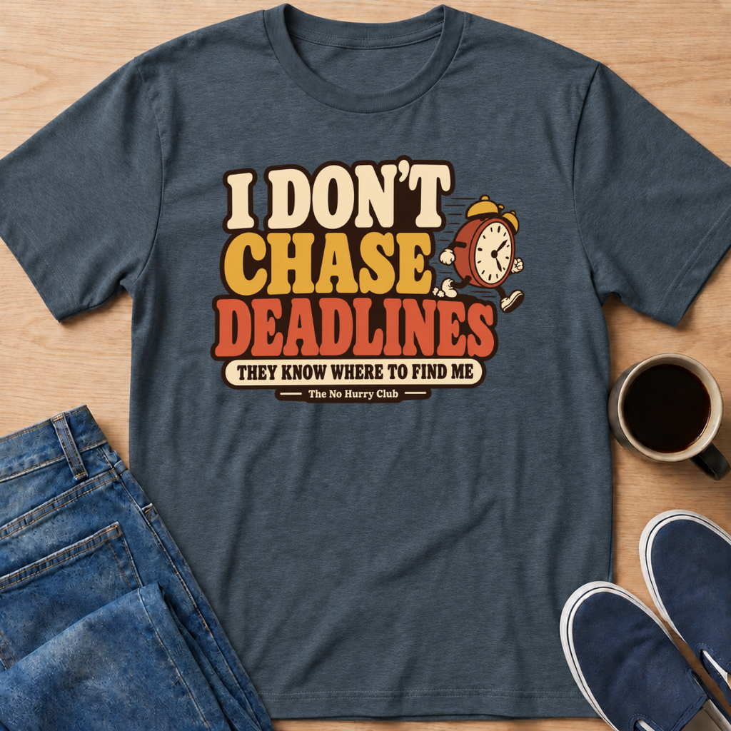 I Don't Chase Deadlines T-Shirt