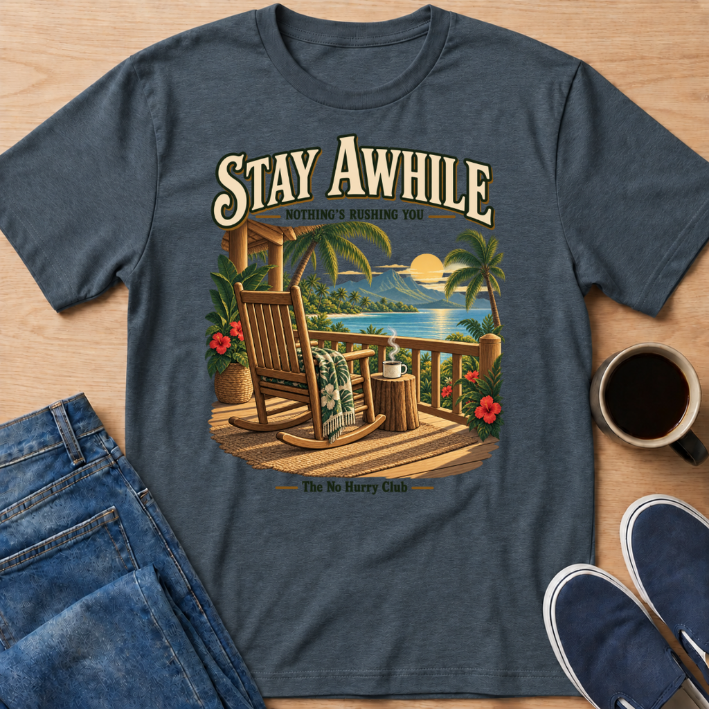 Lanai Stay Awhile T-Shirt