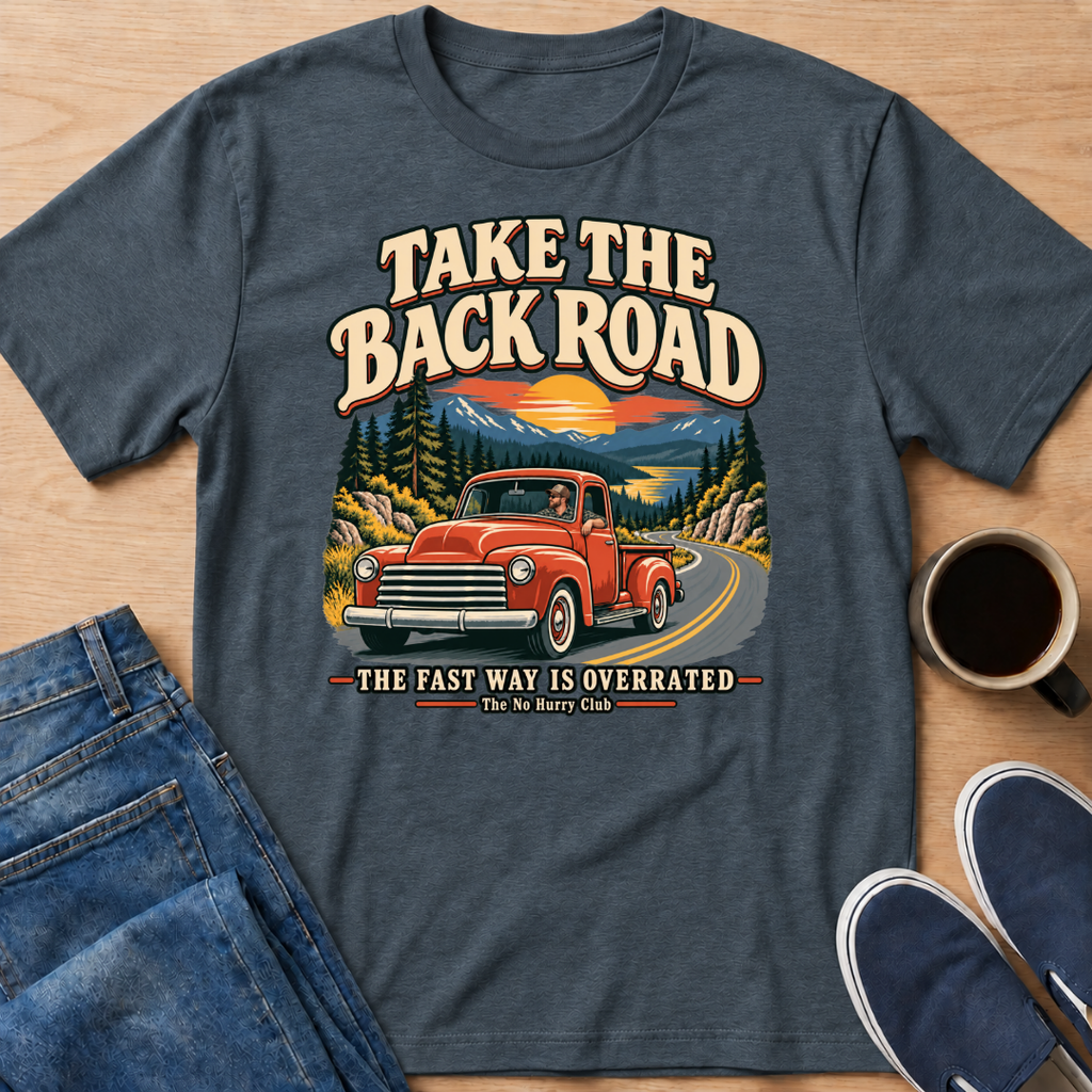 Back Road Red Truck T-Shirt