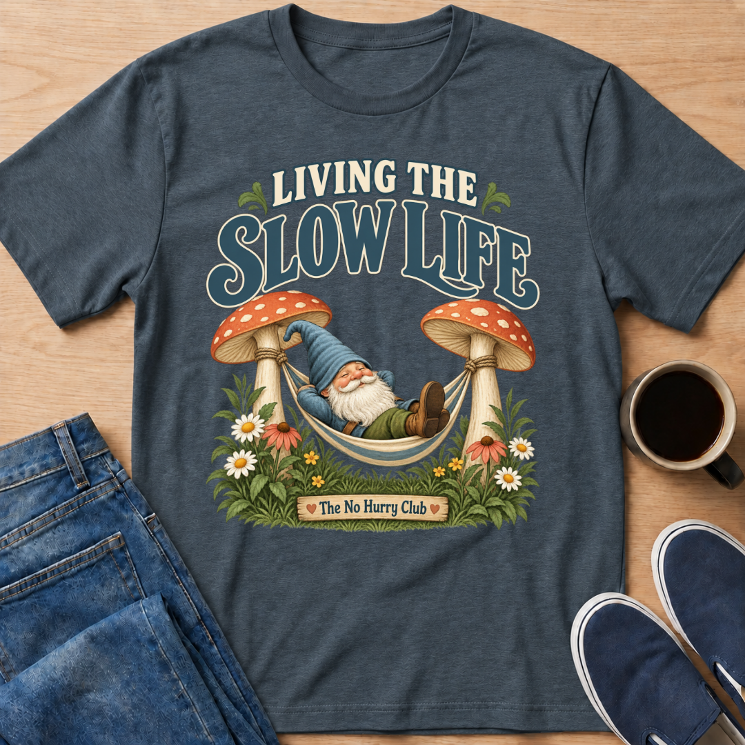 Slow Life Gnome T-Shirt