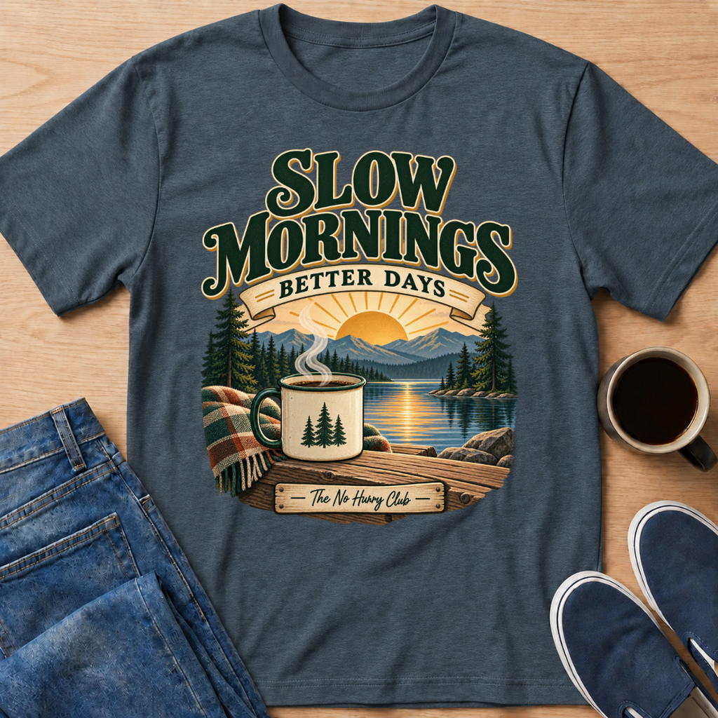 Lake Slow Mornings T-Shirt