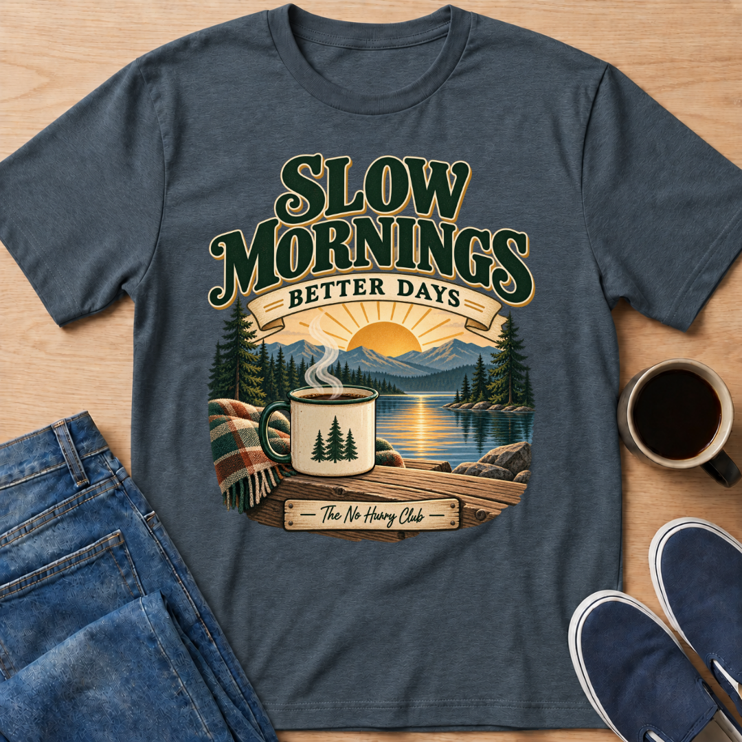 Lake Slow Mornings T-Shirt