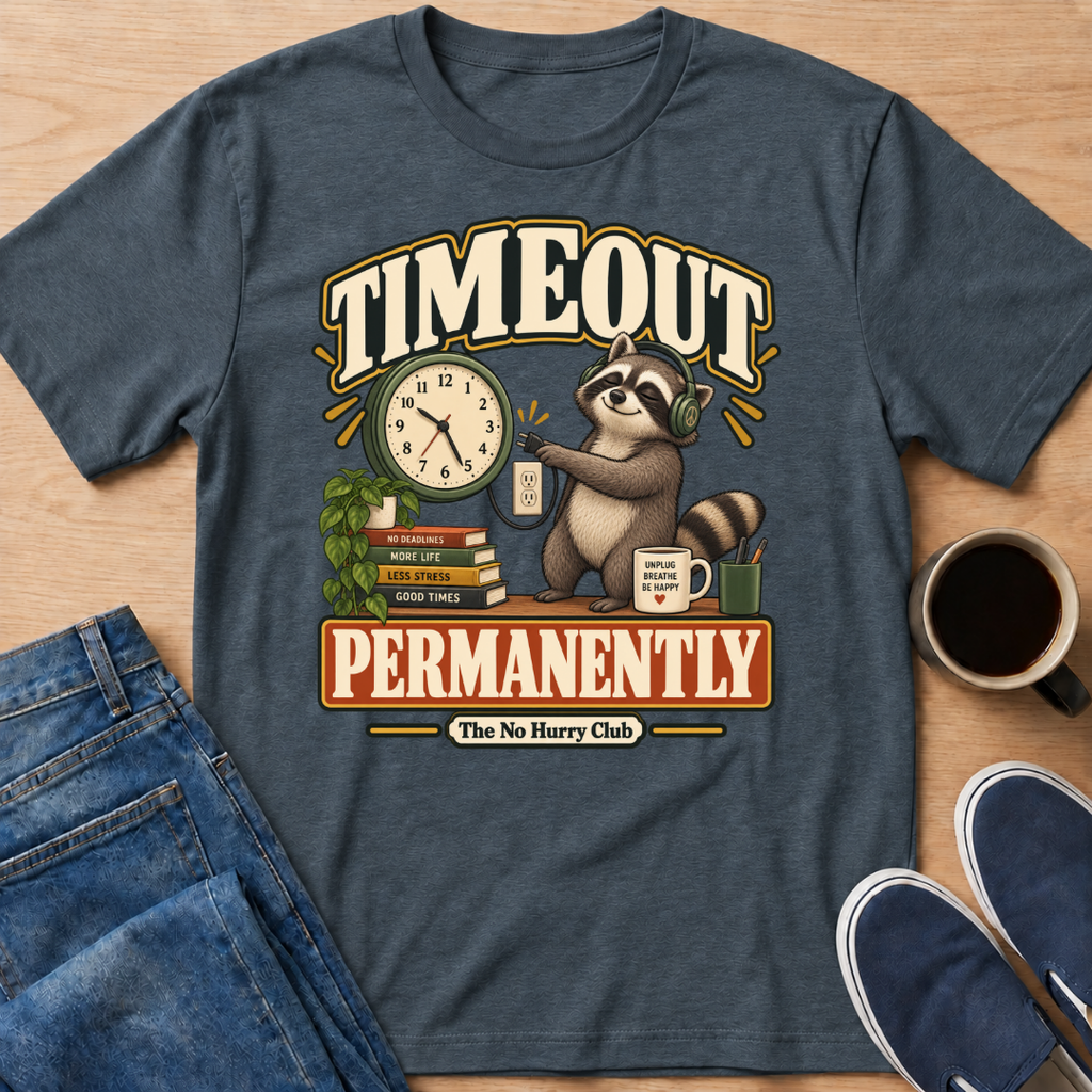 Timeout Raccoon T-Shirt