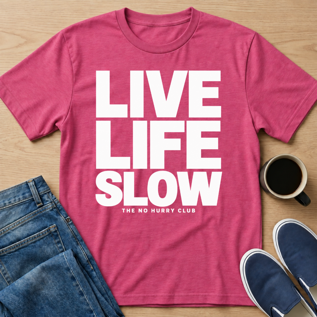 Live Life White T-Shirt