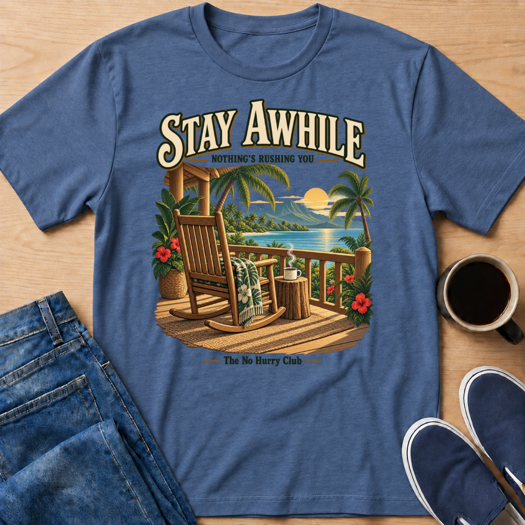 Lanai Stay Awhile T-Shirt