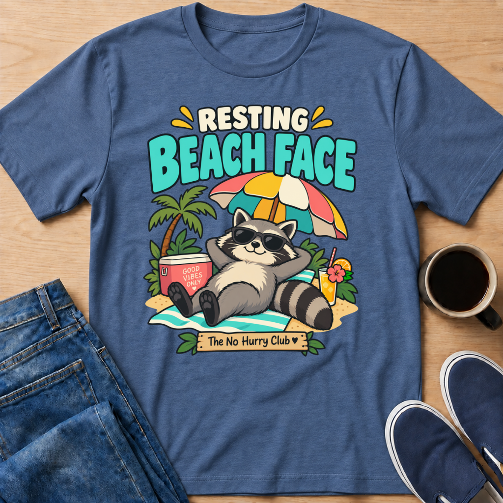 Resting Beach Face T-Shirt