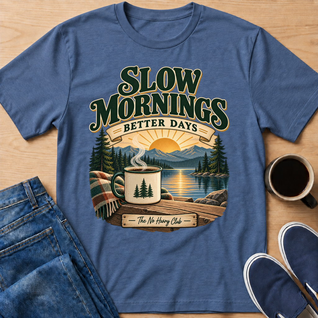 Lake Slow Mornings T-Shirt
