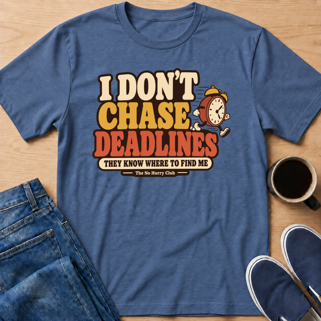 I Don't Chase Deadlines T-Shirt
