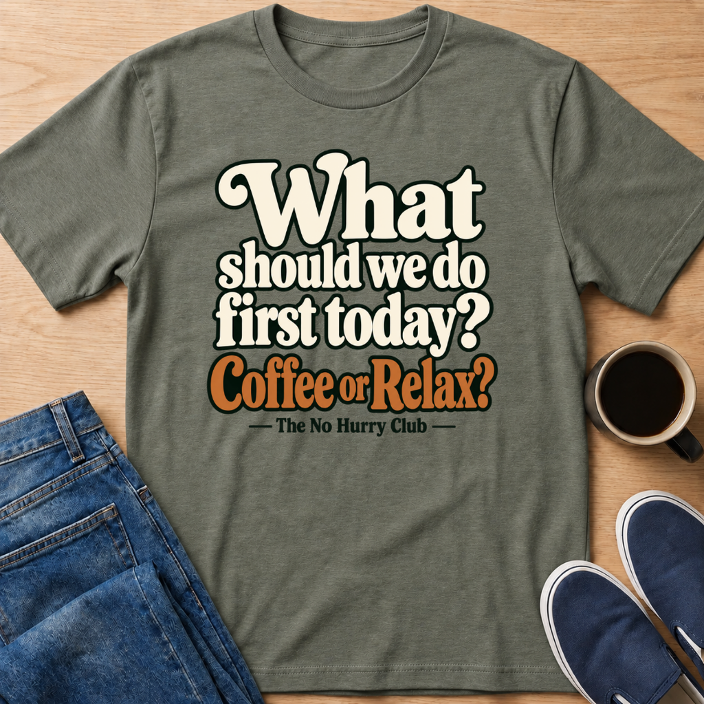 Coffee or Relax? T-Shirt