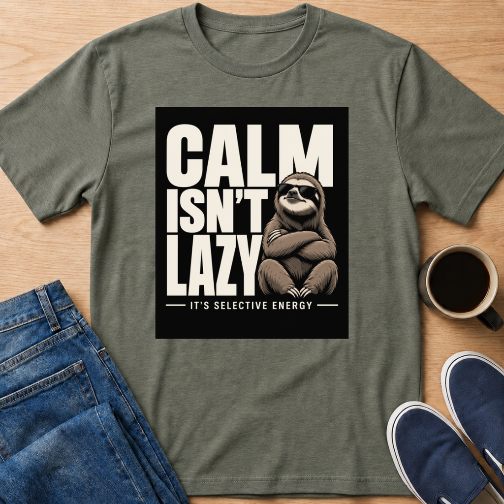 Calm Isn't Lazy T-Shirt