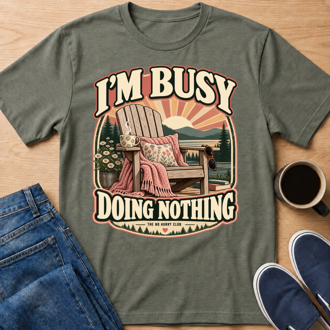 I'm Busy Pink T-Shirt