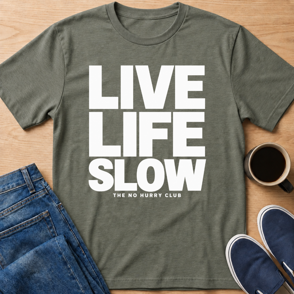 Live Life White T-Shirt