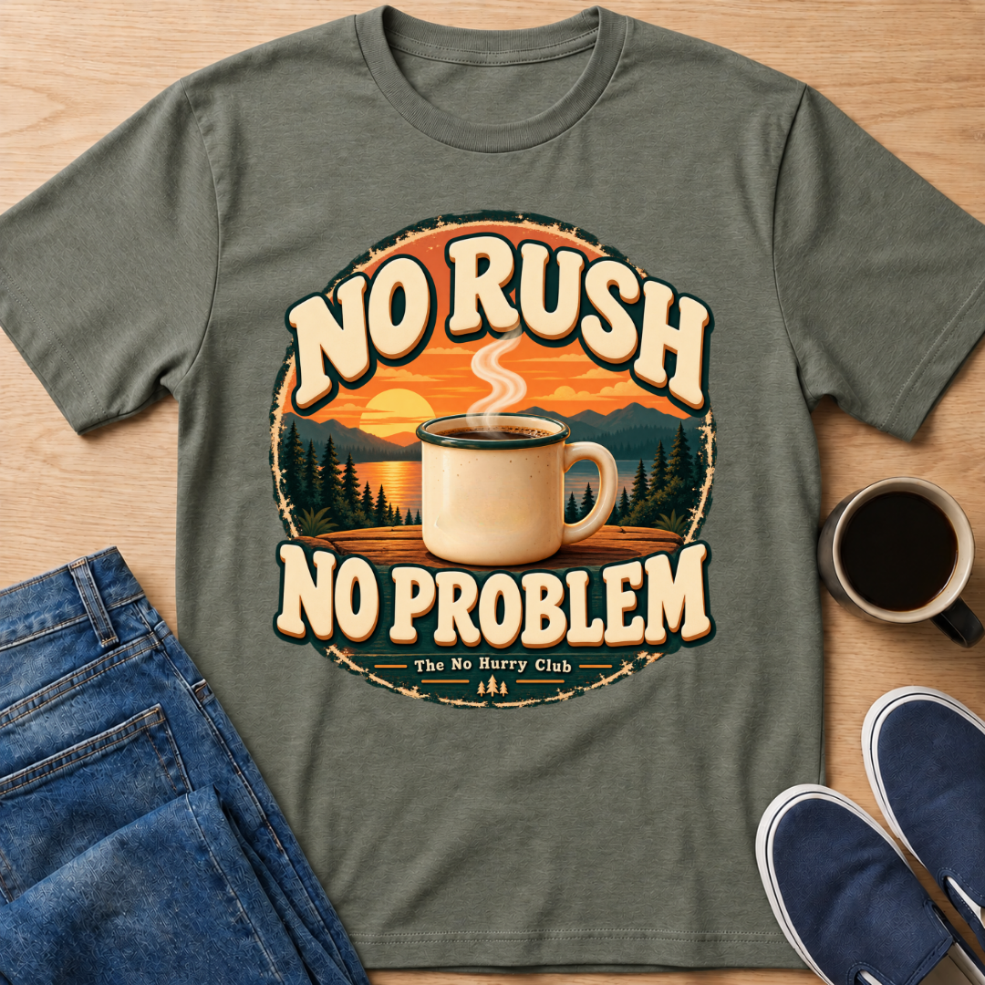 No Rush Mug T-Shirt