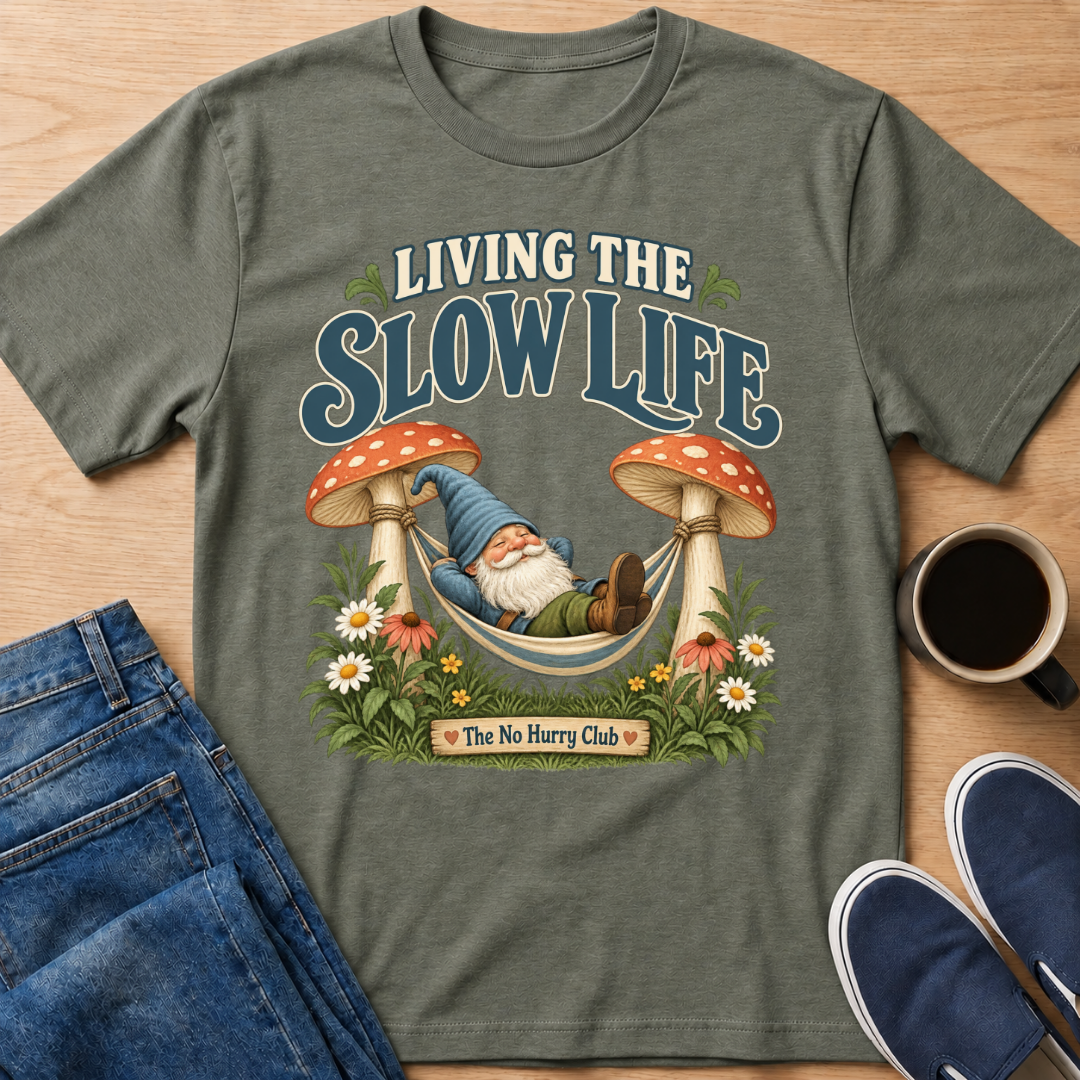 Slow Life Gnome T-Shirt