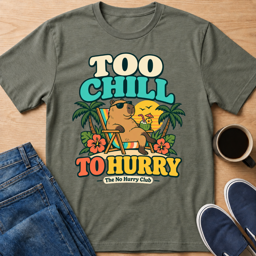 Too Chill Capybara T-Shirt