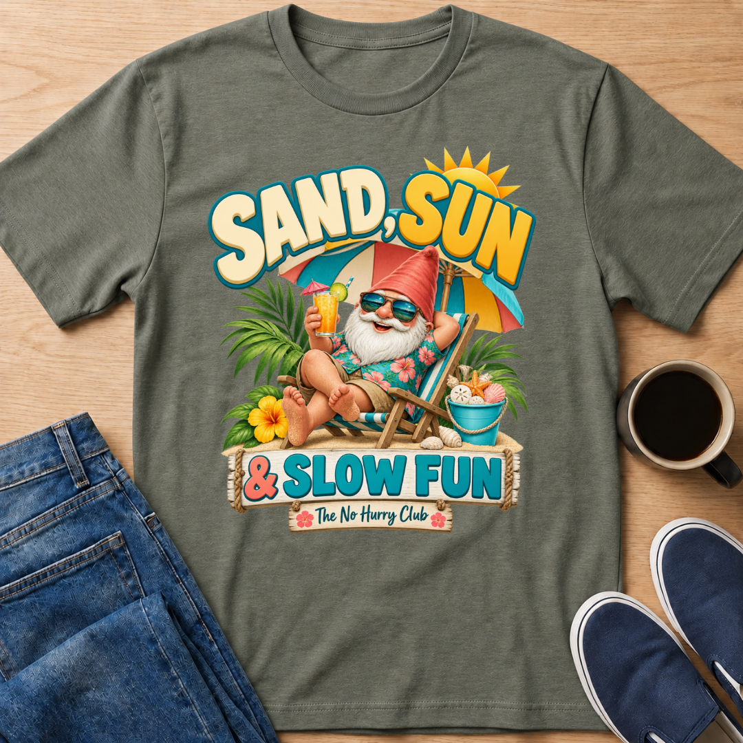 Slow Fun Gnome T-Shirt