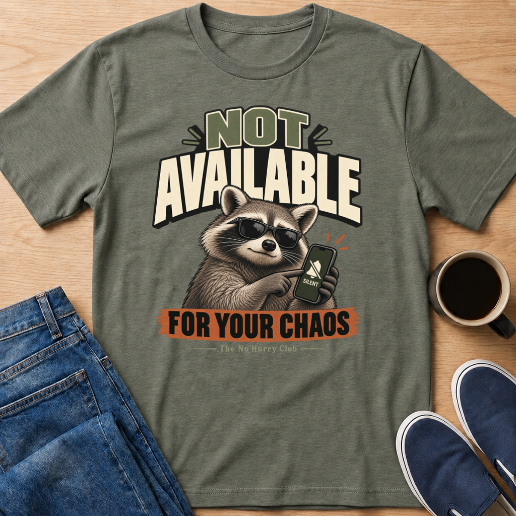 Not Available Raccoon T-Shirt