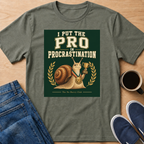 Procrastination Snail T-Shirt
