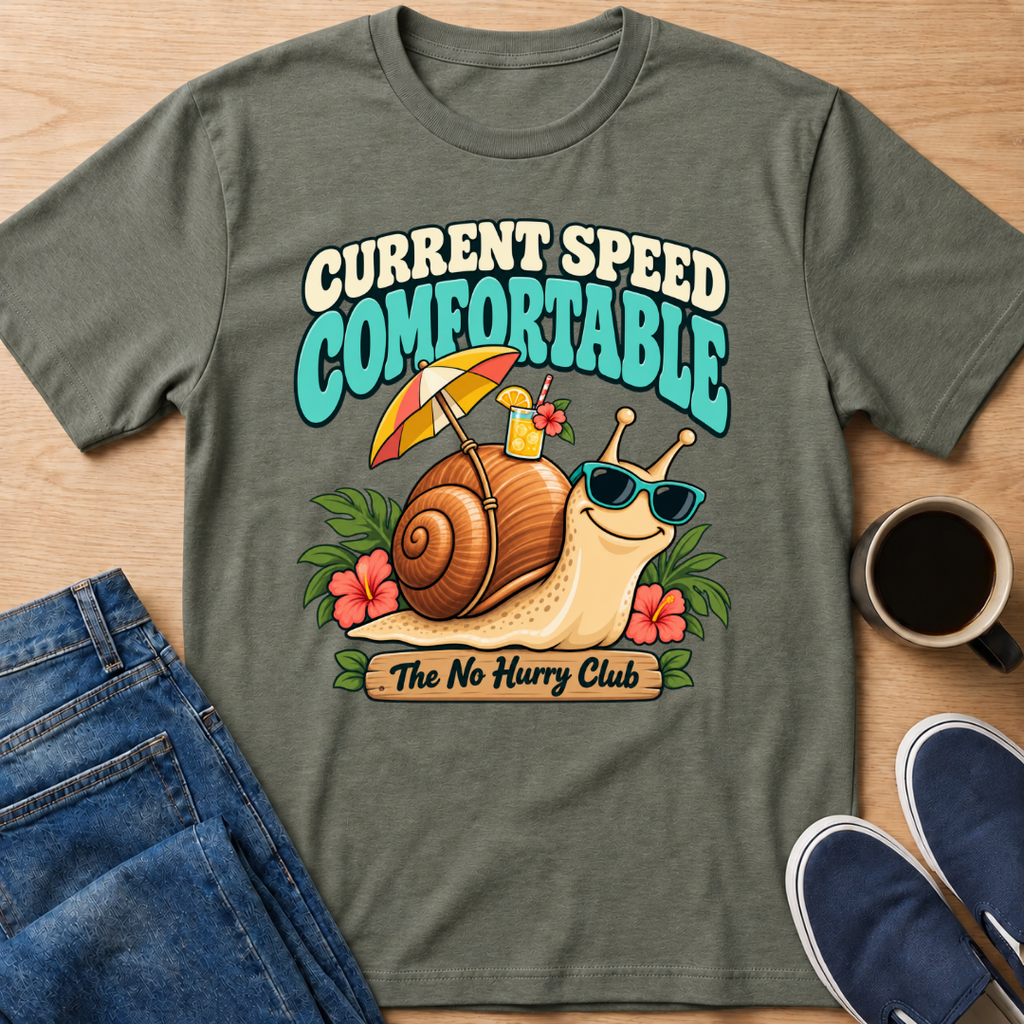 Comfortable Snail T-Shirt