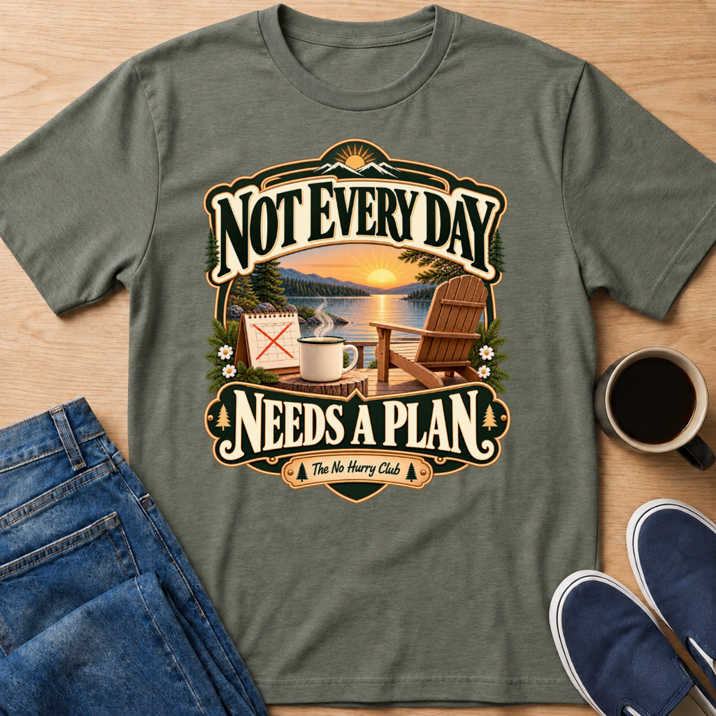 No Plans Lake T-Shirt