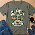 Peace And Coffee T-Shirt