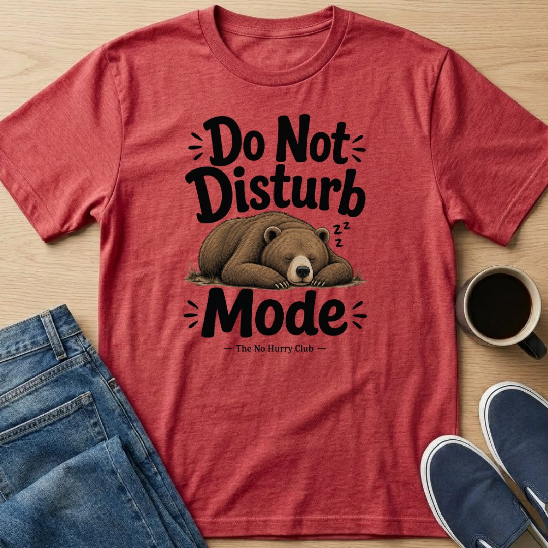 Do Not Disturb Mode Bear T-Shirt