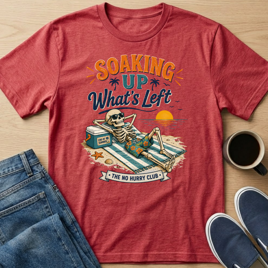 Soaking Up What's Left Skelly T-Shirt