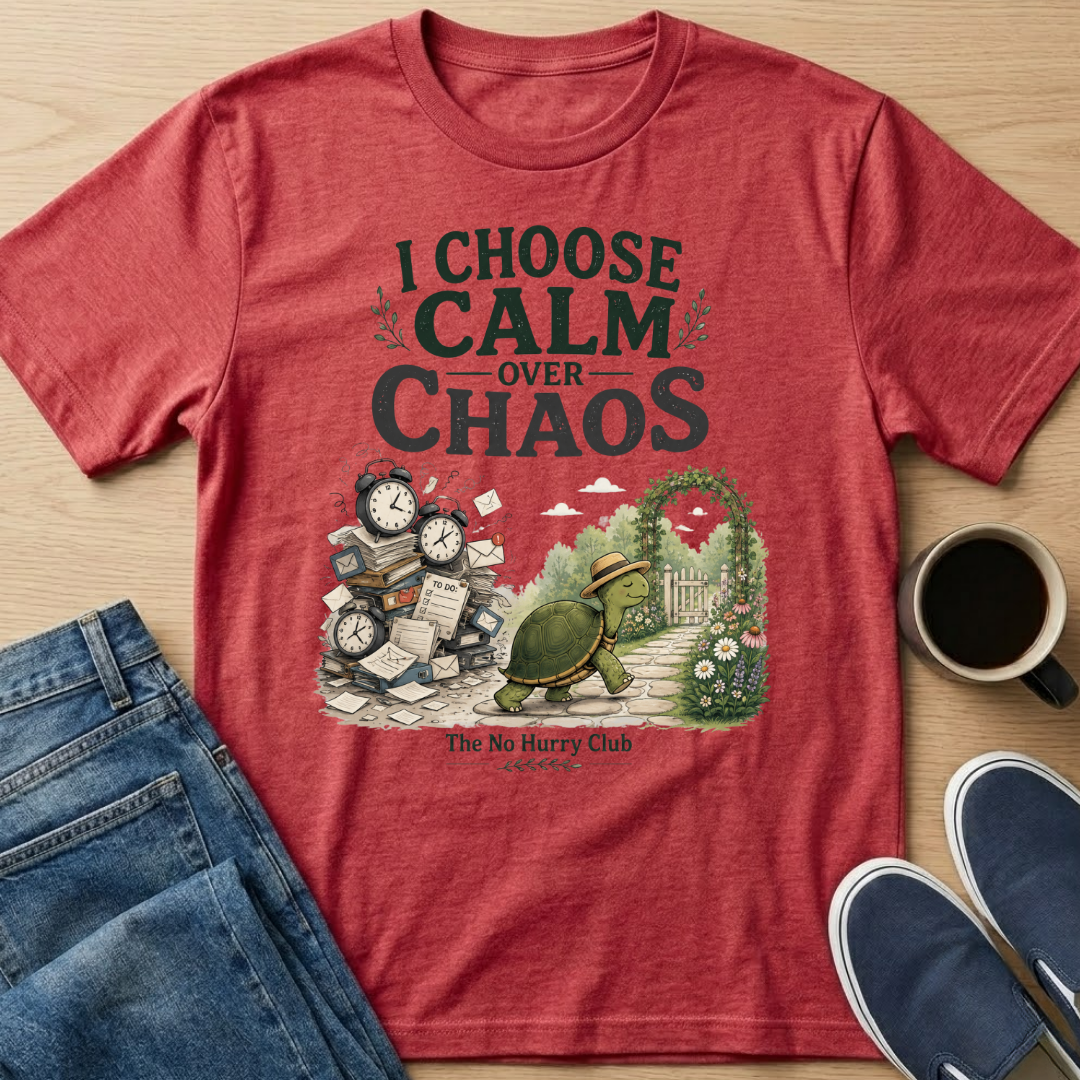I Choose Calm Turtle T-Shirt