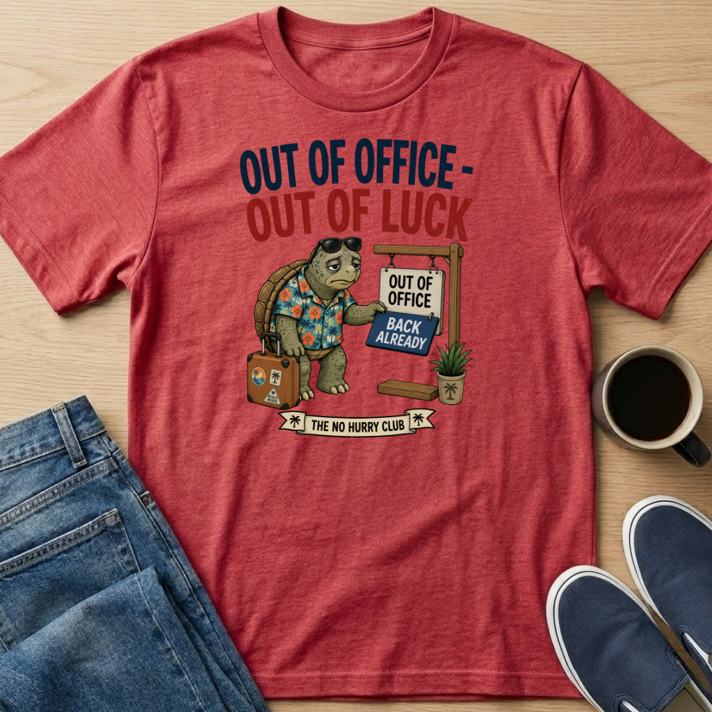 Out Of Office Turtle T-Shirt