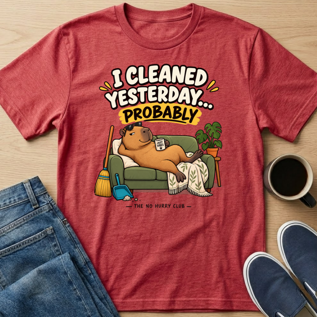 I Cleaned Yesterday T-Shirt