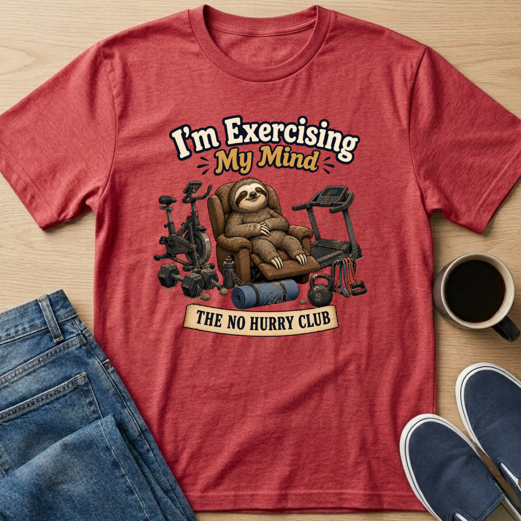 I'm Exercising My Mind T-Shirt