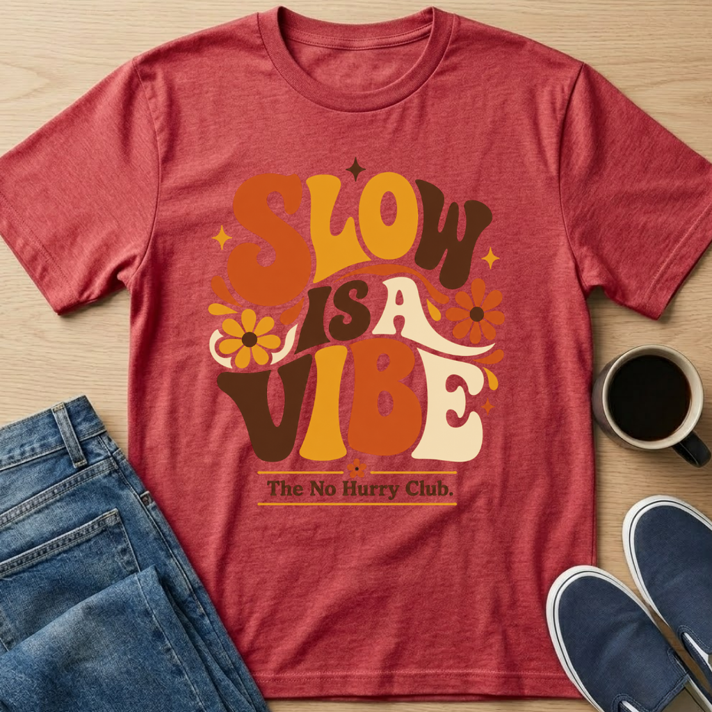 70's Slow Is A Vibe T-Shirt