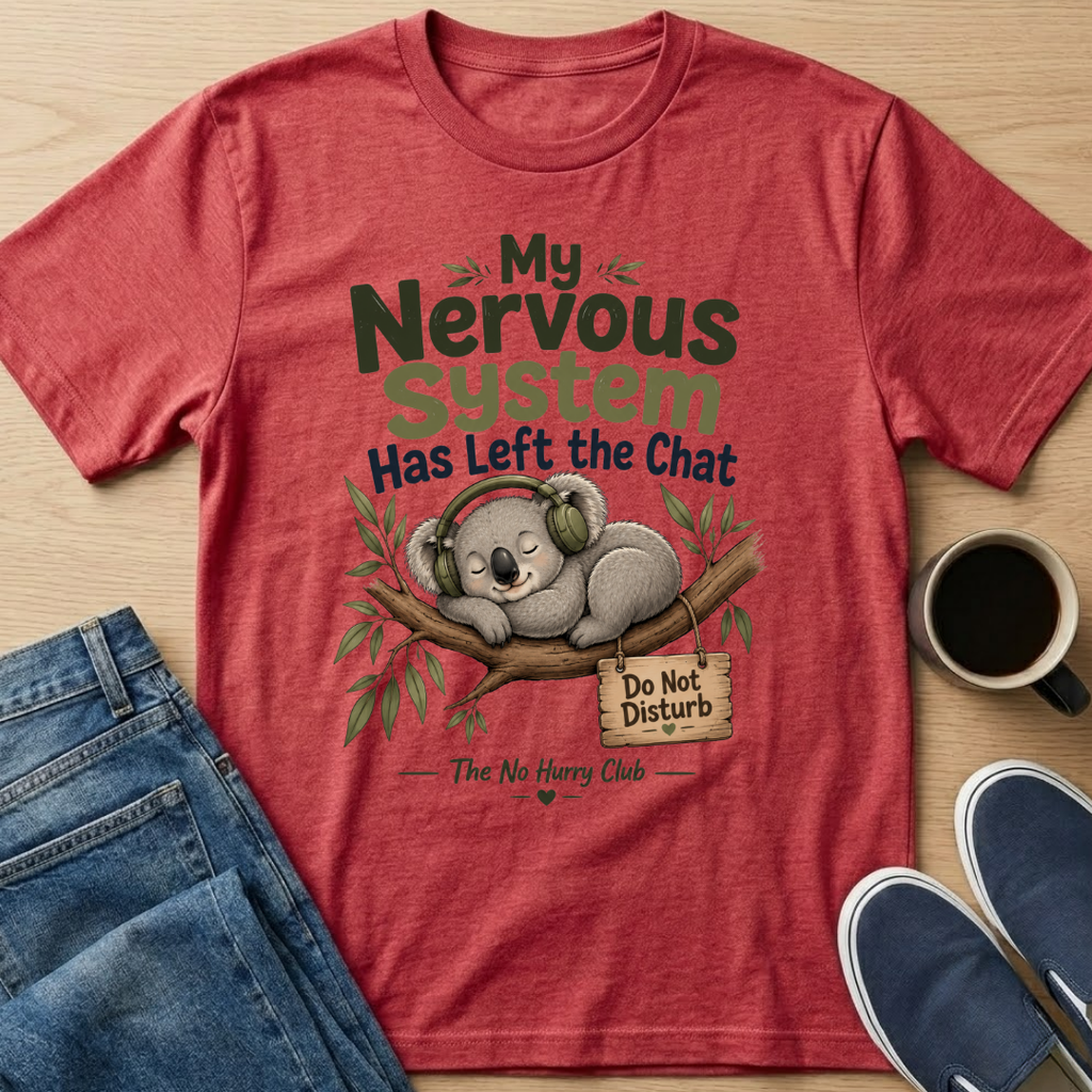 Left The Chat Koala T-Shirt